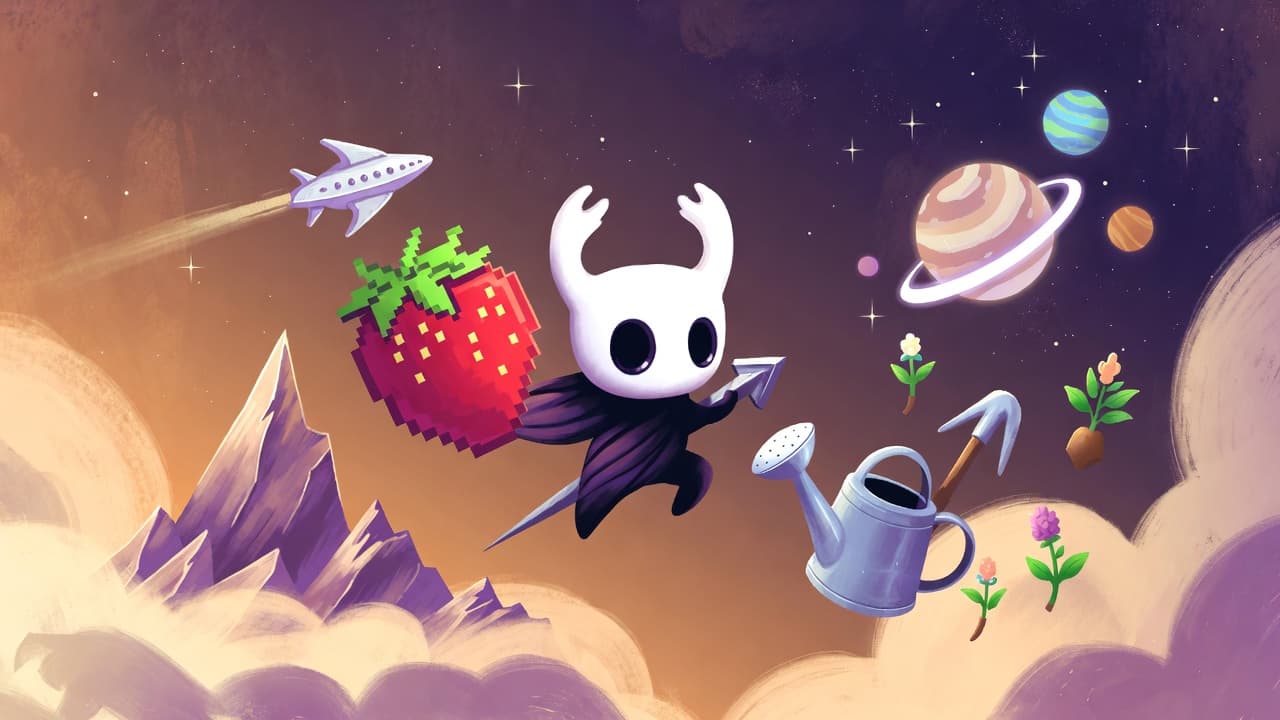 Colorful indie game characters representing creativity and passion in gaming